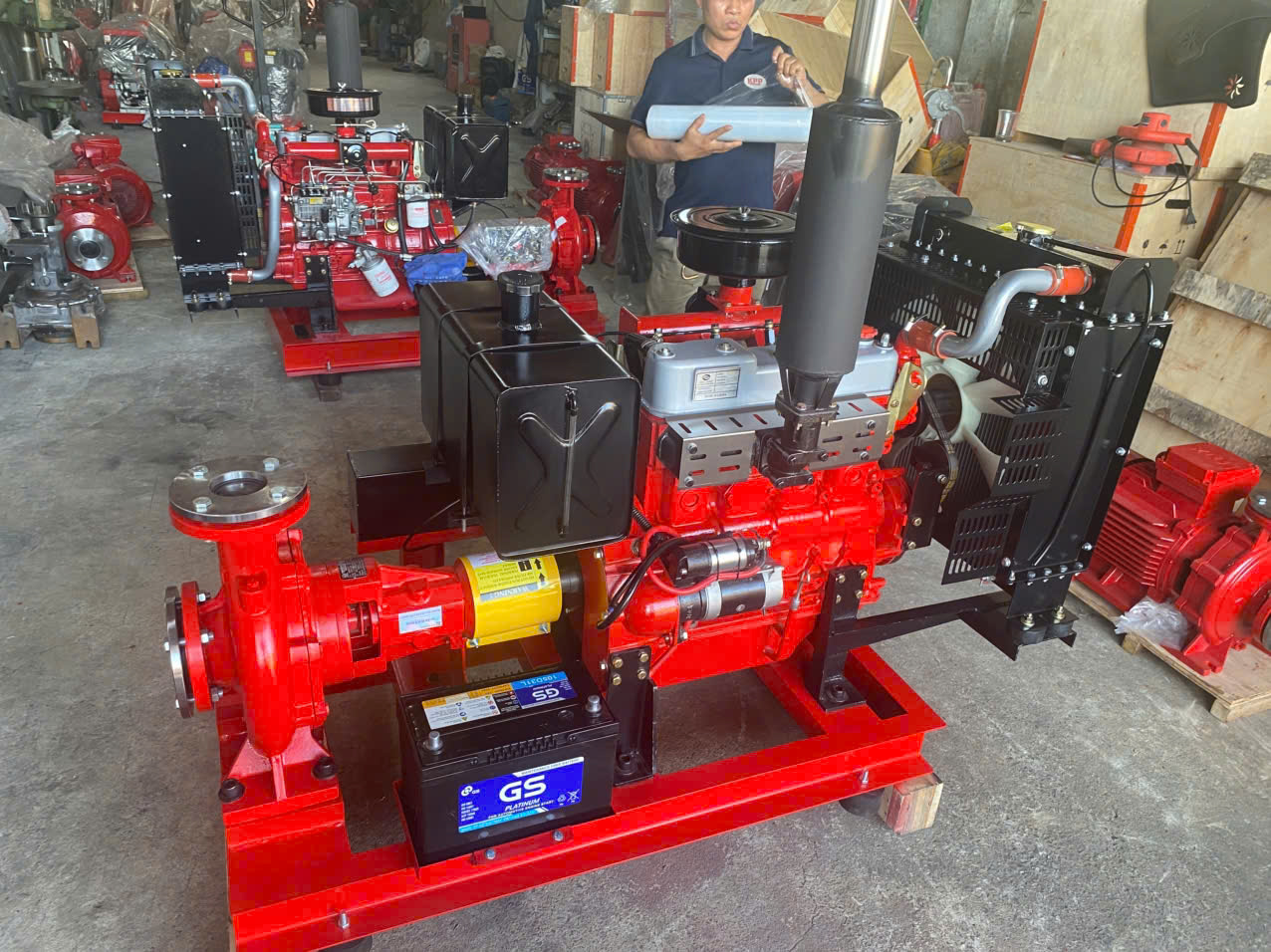 Máy bơm Diesel 40hp 2